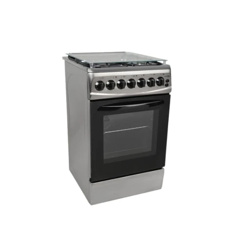 COCINA DELNE COMBINADA 3+1 CON HORNO CON TURBINA 50X60 Gris