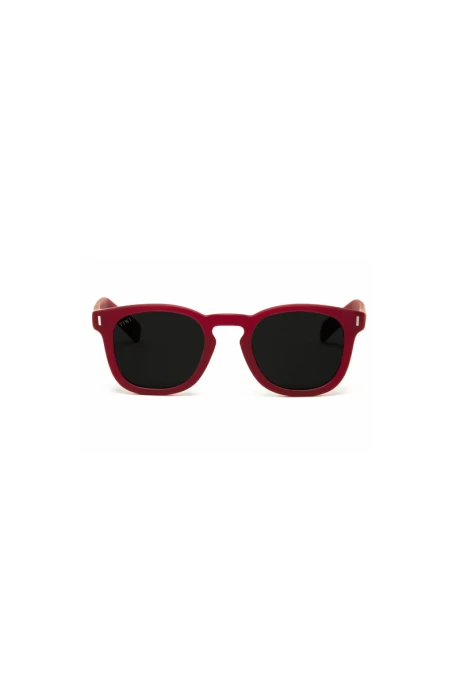 Lentes Tiwi Will Rubber Burgundy/beige Topline With Black Lenses