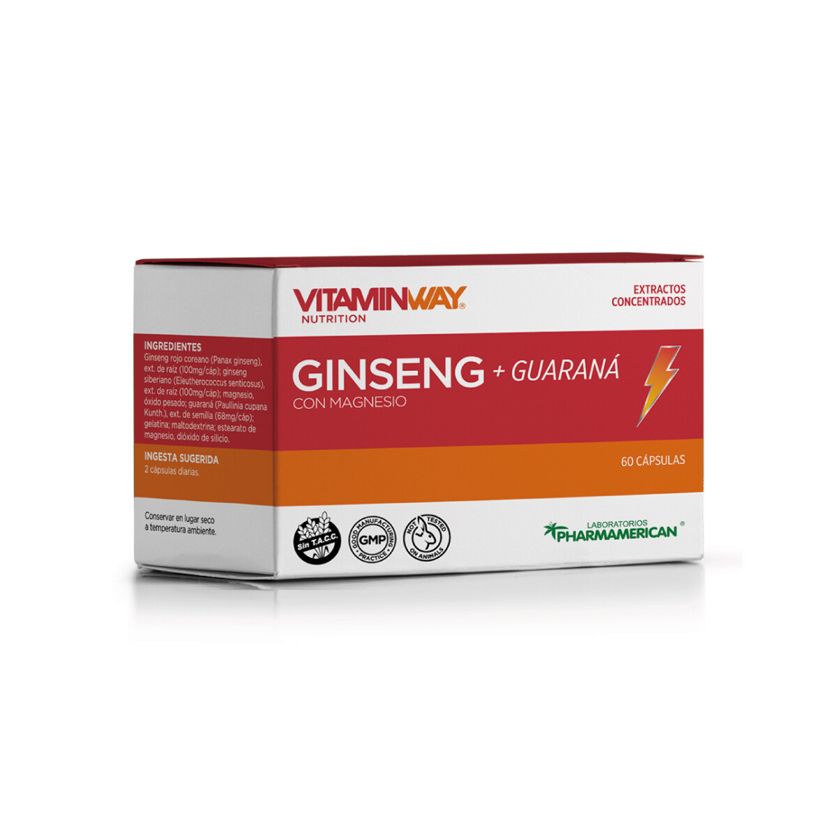 Vitaminway Ginseng + Guaraná 60 caps 