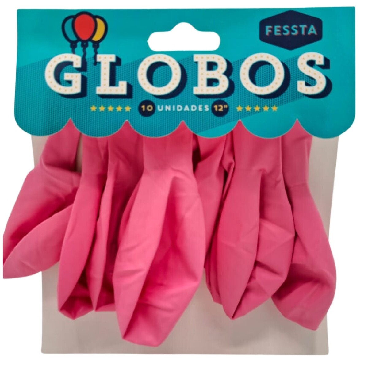 Globos X10 Tamaño R12 - Rosa Pastel 