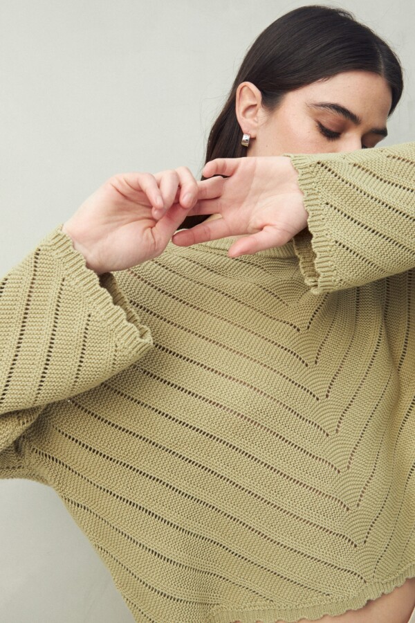 SWEATER CAPUCINE Verde Oliva