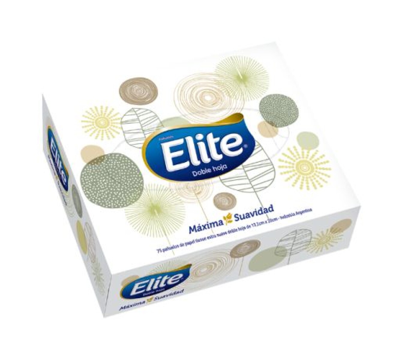 ELITE PAÑUELOS DESCARTABLES CAJA 75 UNIDADES 