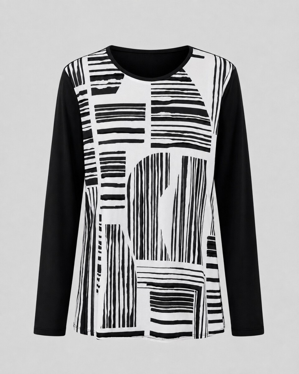 Remera Cebra - Negro 