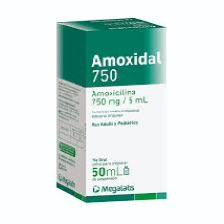 Amoxidal 750mg Suspensión 50ml | Fórmula Oral para Niños Amoxidal 750mg Suspensión 50ml | Fórmula Oral para Niños