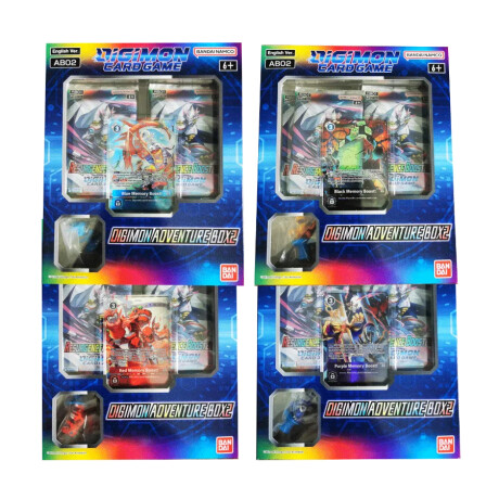 Digimon Card Game: Digimon Adventure Box2 [Inglés] (4 modelos disponibles - se envia uno al azar) Digimon Card Game: Digimon Adventure Box2 [Inglés] (4 modelos disponibles - se envia uno al azar)