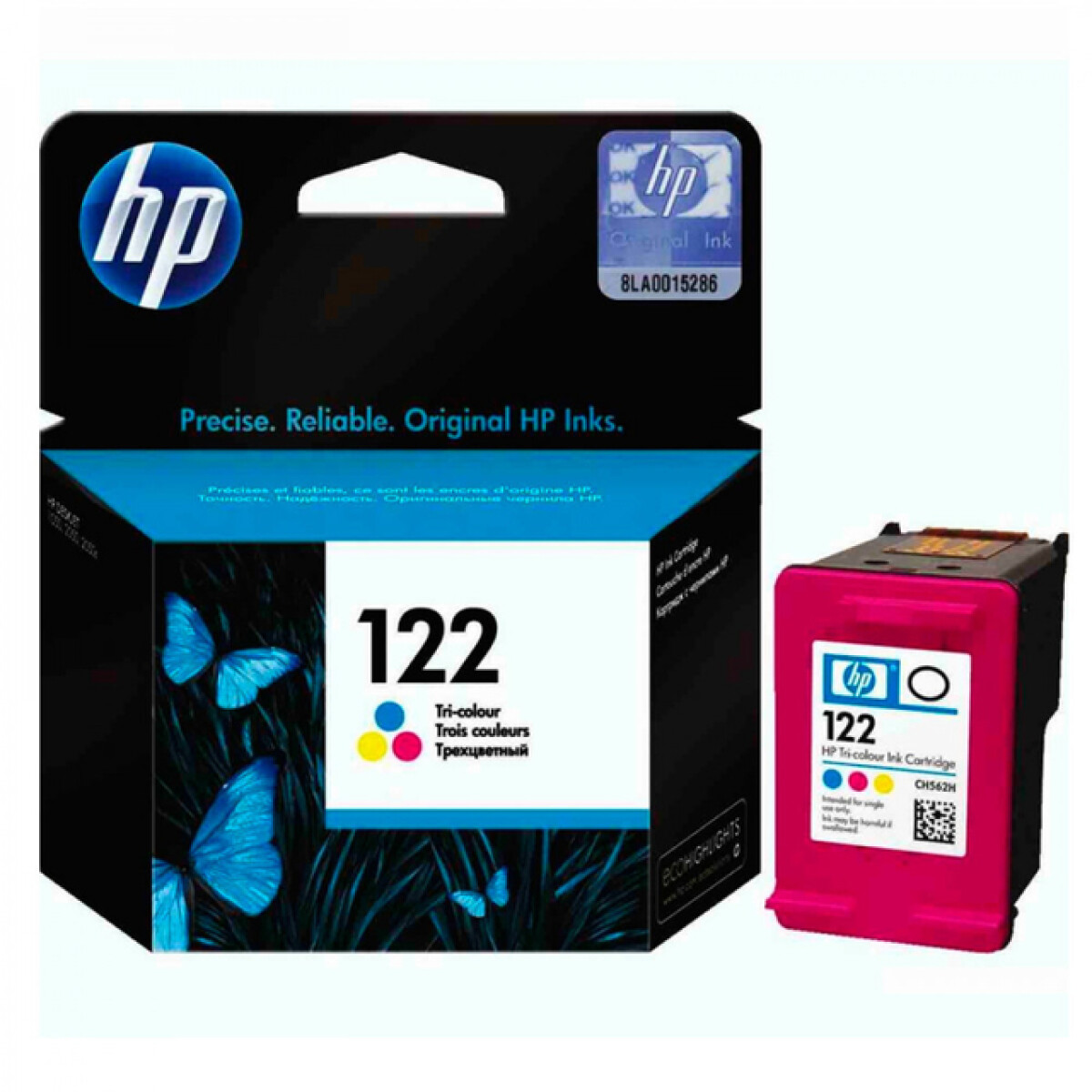 HP CH562HL (122) TRICOLOR DESKJET 2050/3000/1000 1.5ML - Hp Ch562hl (122) Tricolor Deskjet 2050/3000/1000 1.5ml 