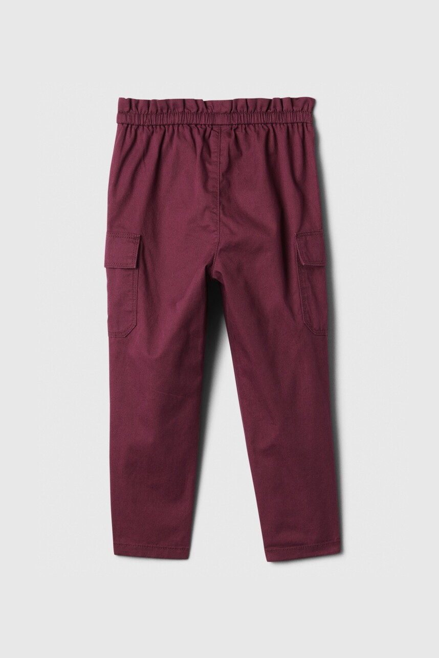 Pantalón Cargo Toddler Niña Plum Pudding