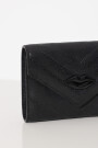 BILLETERA LIPSTICK FLAP Negro