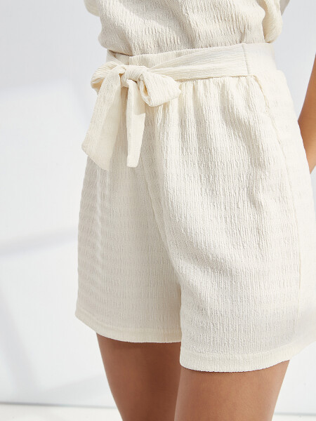 SHORT PUERTO OFF WHITE