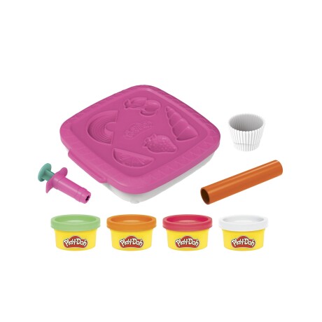 Set x 4 masas Play Doh + contenedor Salmón