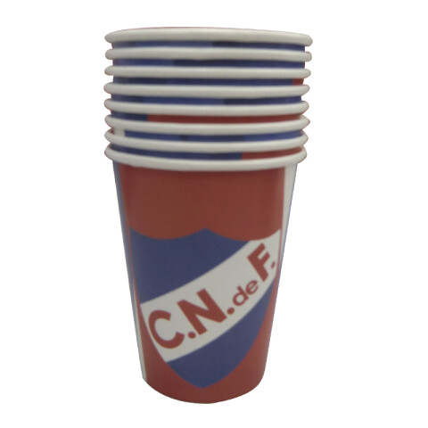Cotillón Vaso Descartable x 8 Nacional U