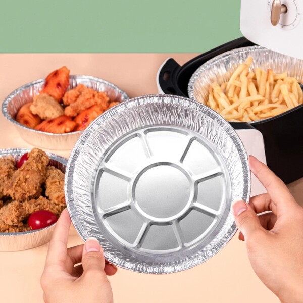 Bandeja Aluminio Freidora De Aire Sin Aceite Descartable X50 Bandeja Aluminio Freidora De Aire Sin Aceite Descartable X50