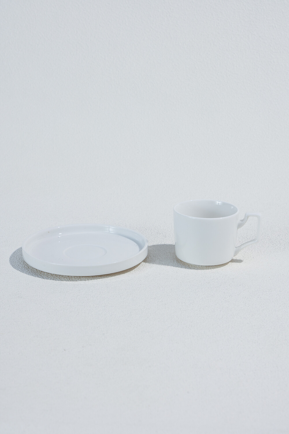 Taza Con Plato Color Unico