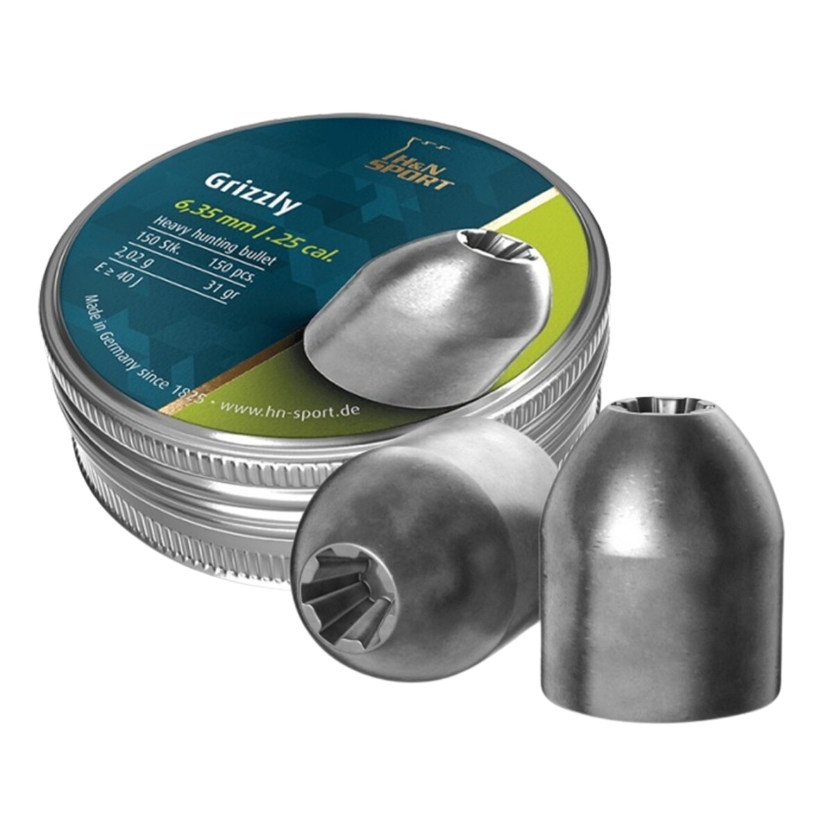 Balin Grizzly 6.35mm 150un 31gr 