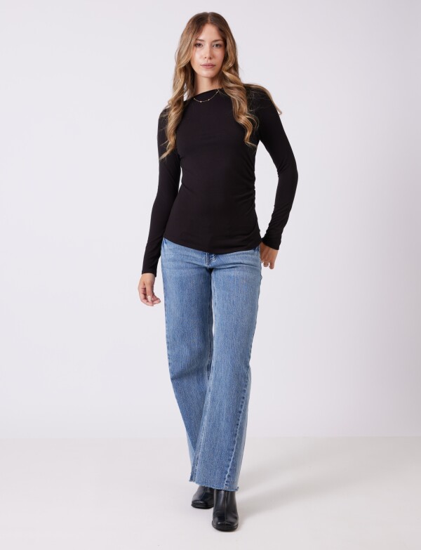 Remera Frunces NEGRO