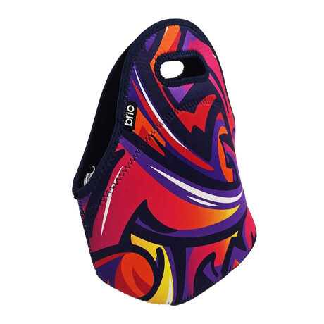 Lunchera de Neopreno Brio Bolso Térmico Bebida Comida c/ Asa Animal Colores