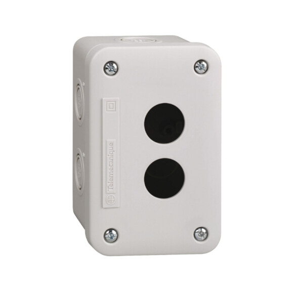 Caja plástica c/2 perforaciones de ø22mm p/XB7 TL5938