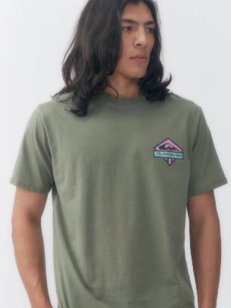 T-SHIRT QUIKSILVER 40612 VERDE
