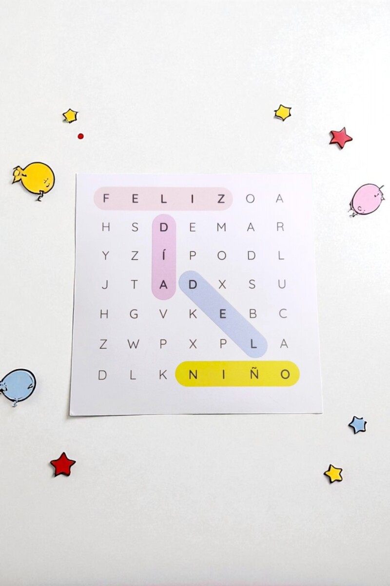 Tarjeta día del niño 10x10 - DISEÑO 4 