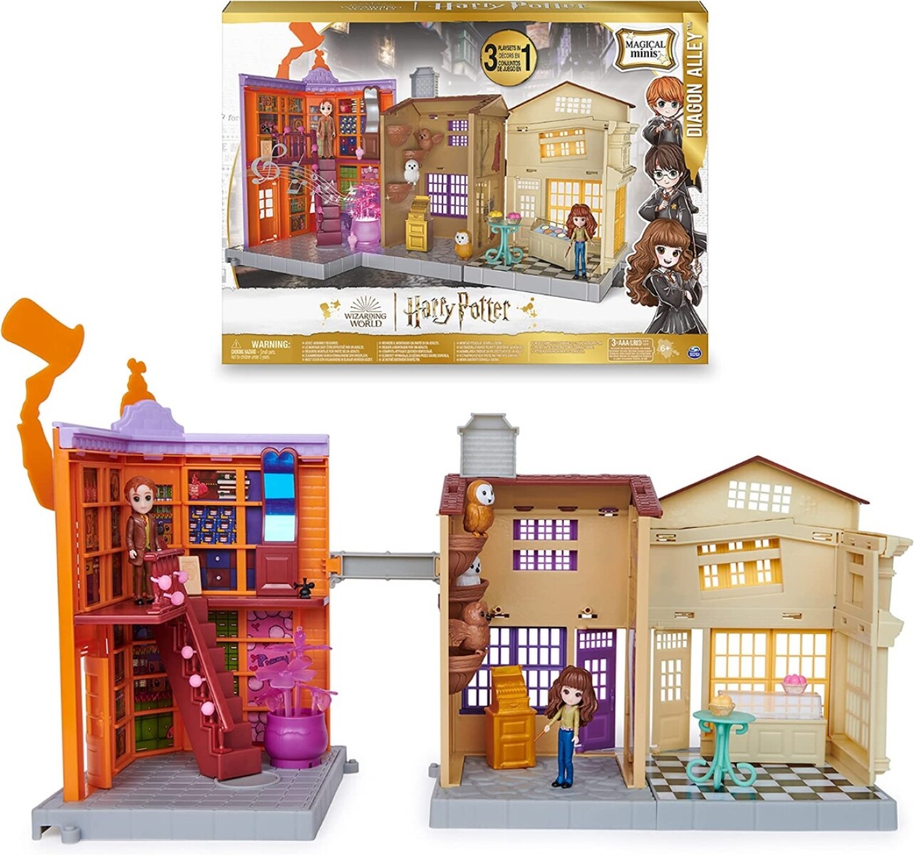Set de Juegos Harry Potter Diagon Alley con Mini Figuras 