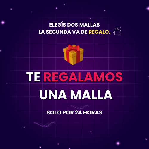 te regalamos una malla!