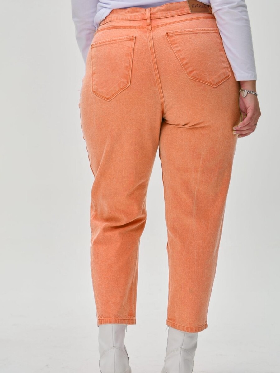 Jean Arcoiris Naranja