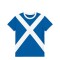 T-shirt manga corta St. Andrew´s Azul