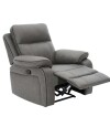 Sillon Recliner Apollo 1 Cuerpo Gris