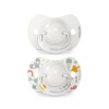 Set x2 chupete fisiologico Suavinex 0 a 6 M Park Blanco