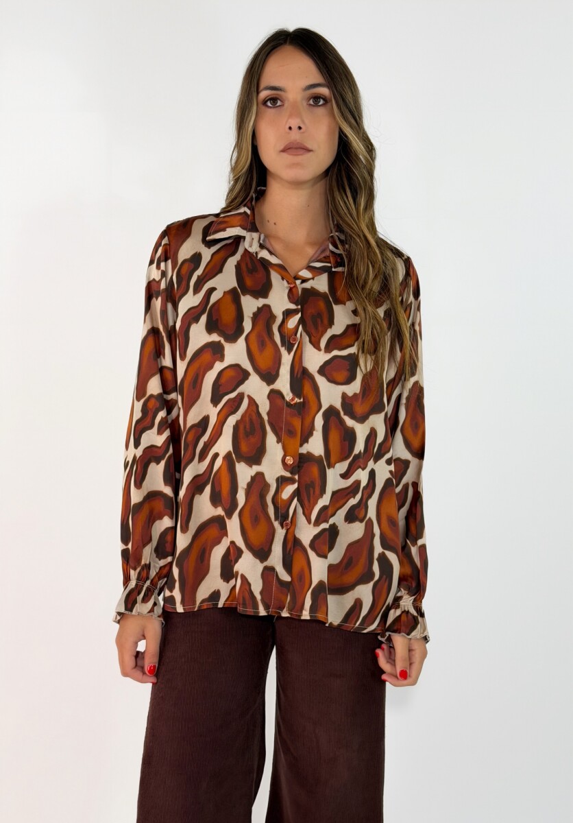 CAMISA NIGELLA - LADRILLO 