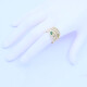 Anillo oro 18k serpiente con esmeralda y brillantes. Anillo oro 18k serpiente con esmeralda y brillantes.