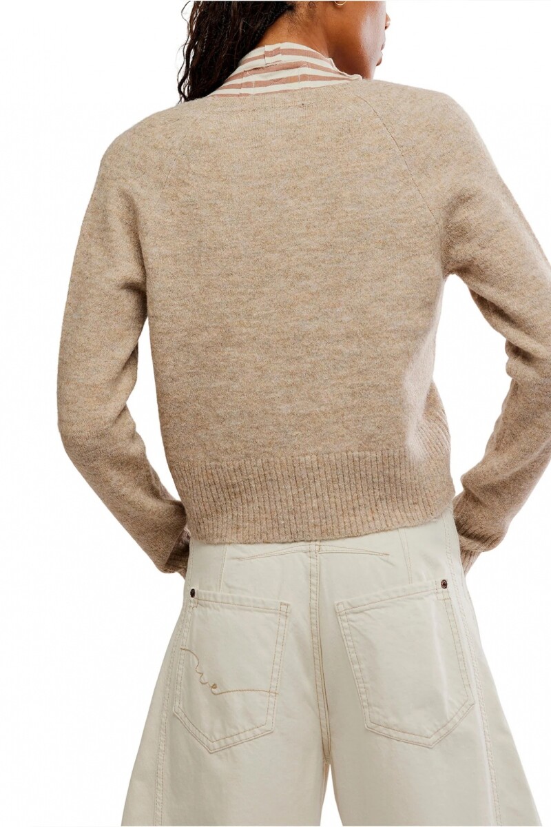 SCHOOL GIRL CARDI Vison