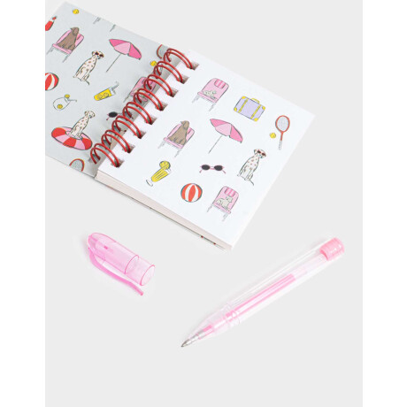 Set De Librería En Mini Mochilita Violeta Lila