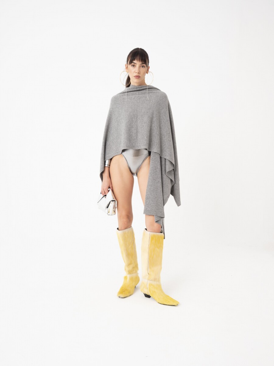 PONCHO TEJIDO 
