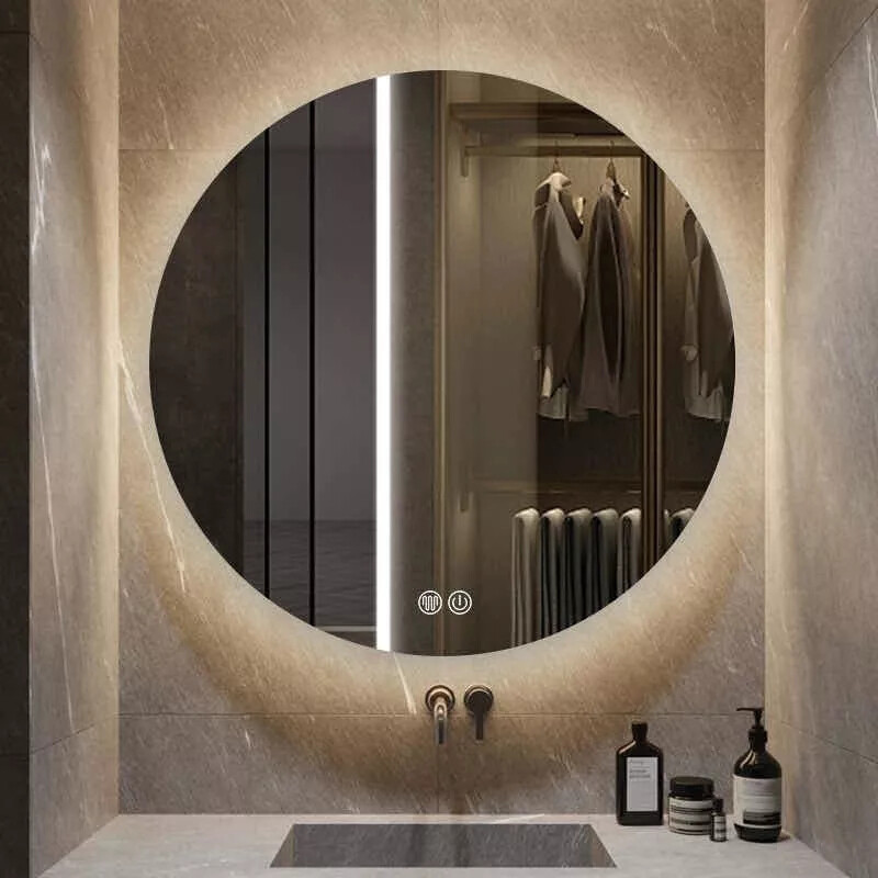 ESPEJO REDONDO CON LUZ 70*70 E-104 Espejo Redondo Con Luz 70*70 E-104