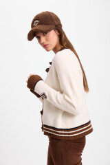 Cardigan Pinos Crudo