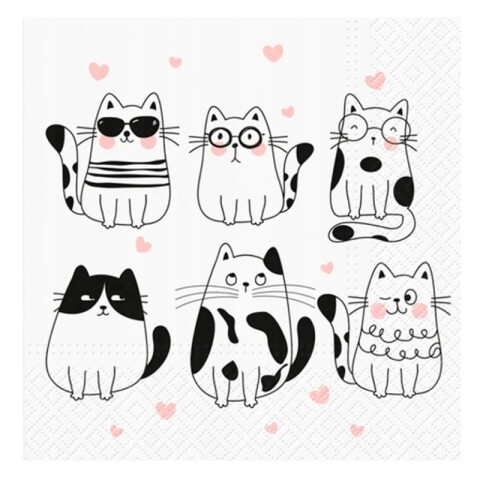 Servilleta Meow Cats x20 Servilleta Meow Cats x20