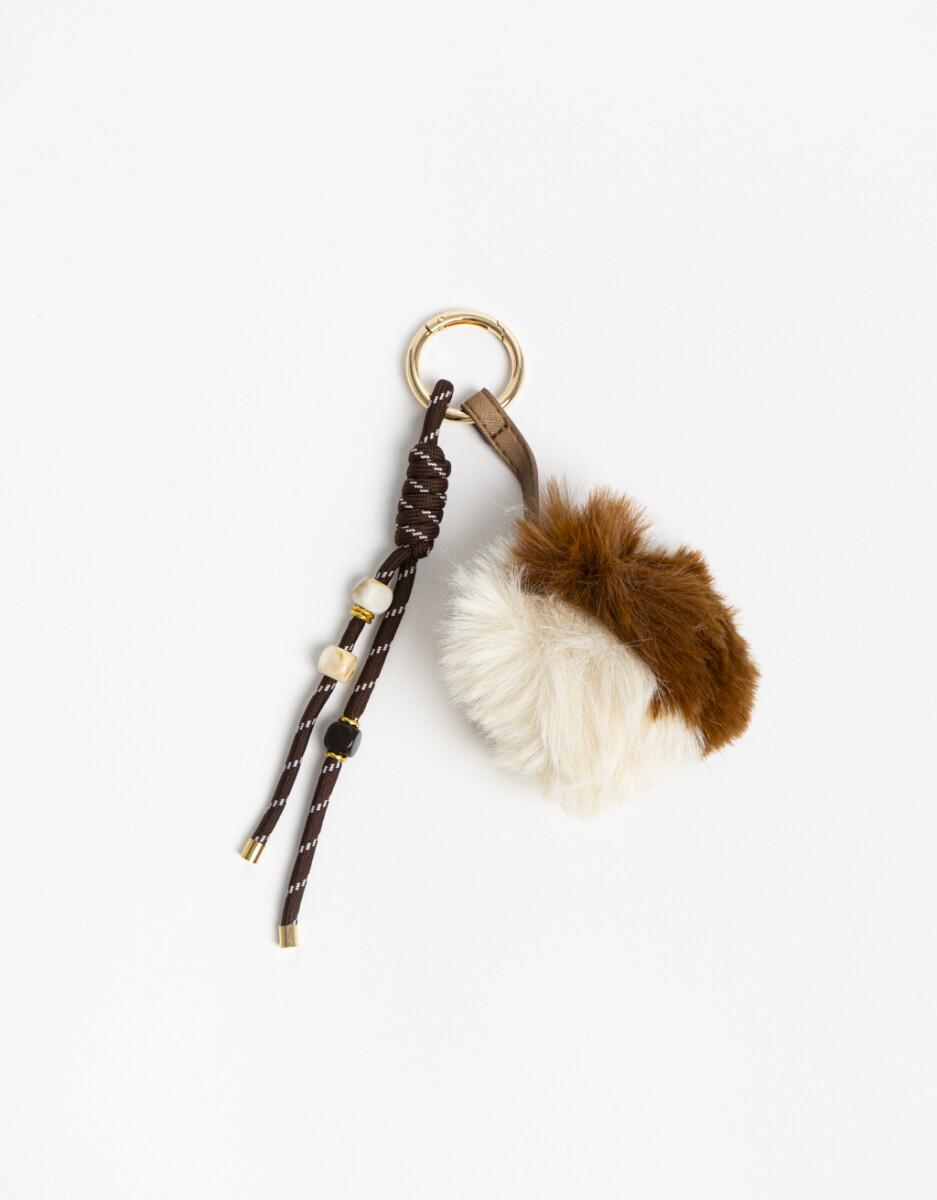 Llavero Pompon Con Cordon 