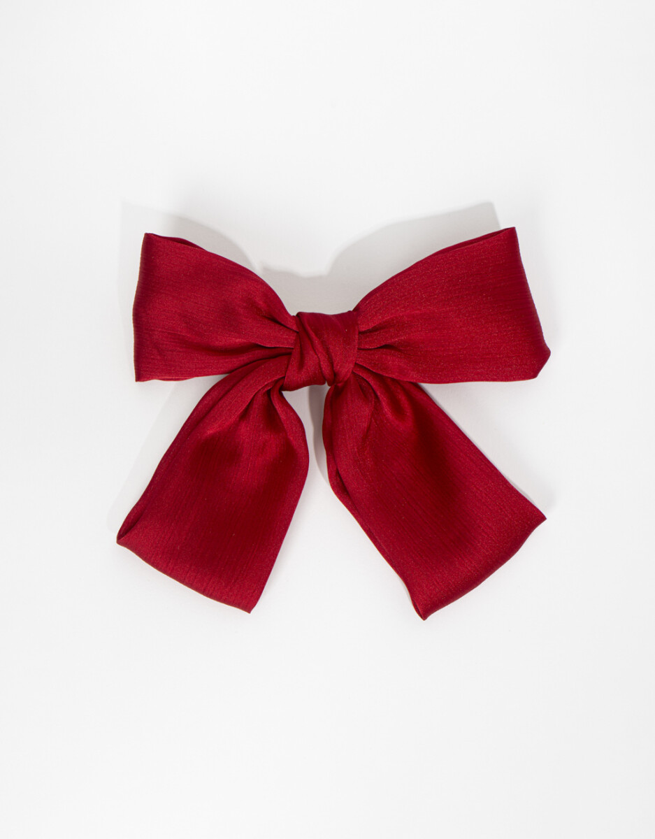Hebilla Francesa De Moño Rojo 