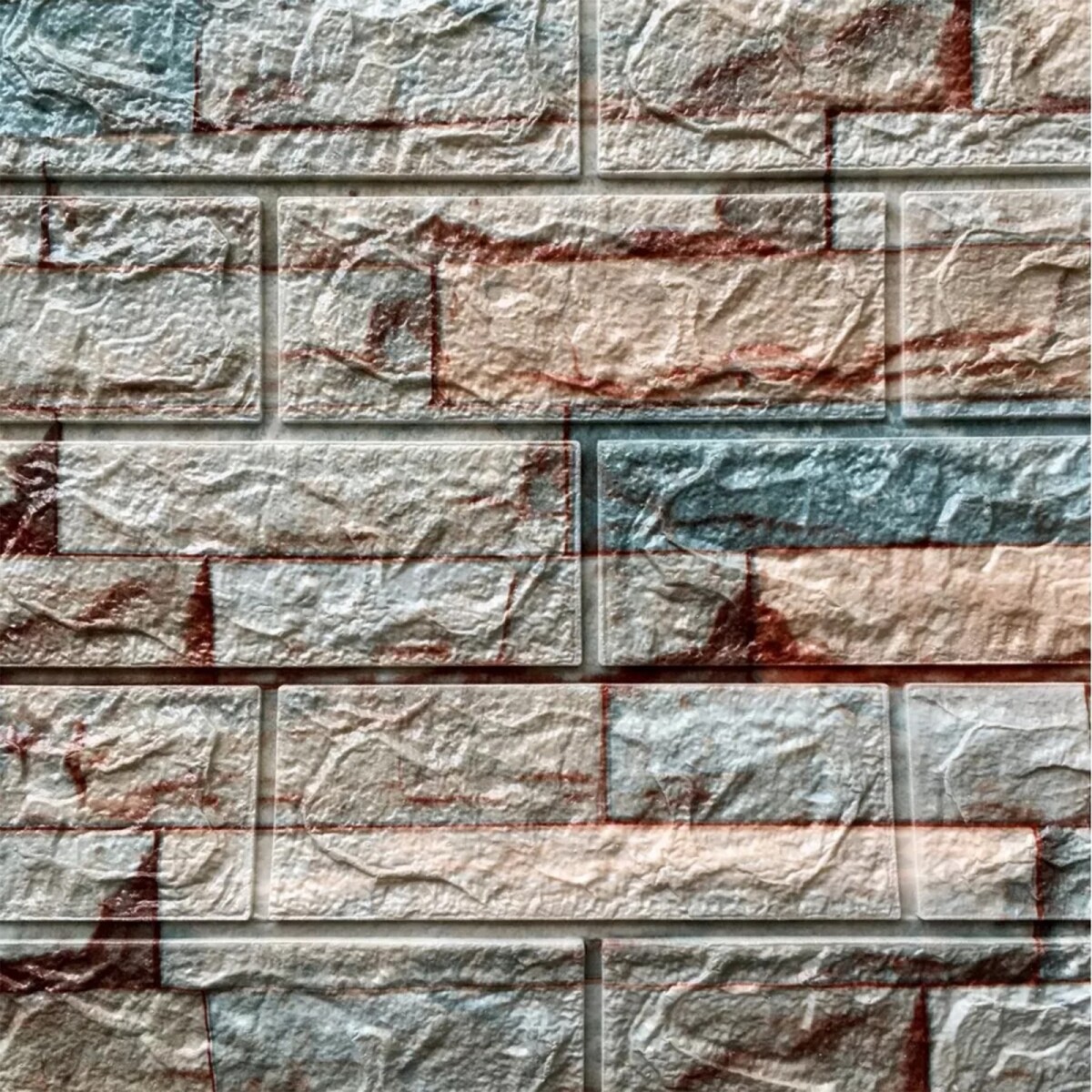 Set x15 Placa De Revestimiento simil piedra - PIEDRA LAJA OCRE 