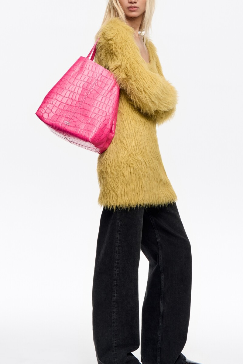 BOLSO SHOPPER GRANDE Fucsia