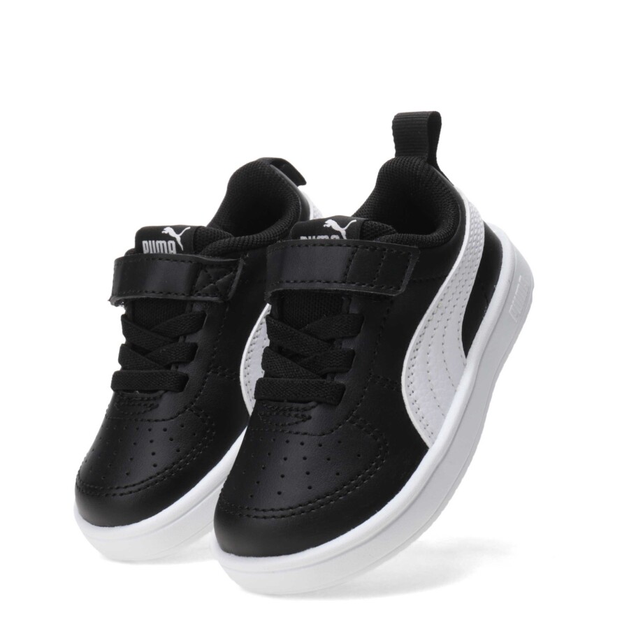 Championes Infantiles Puma Rickie Negro - Blanco