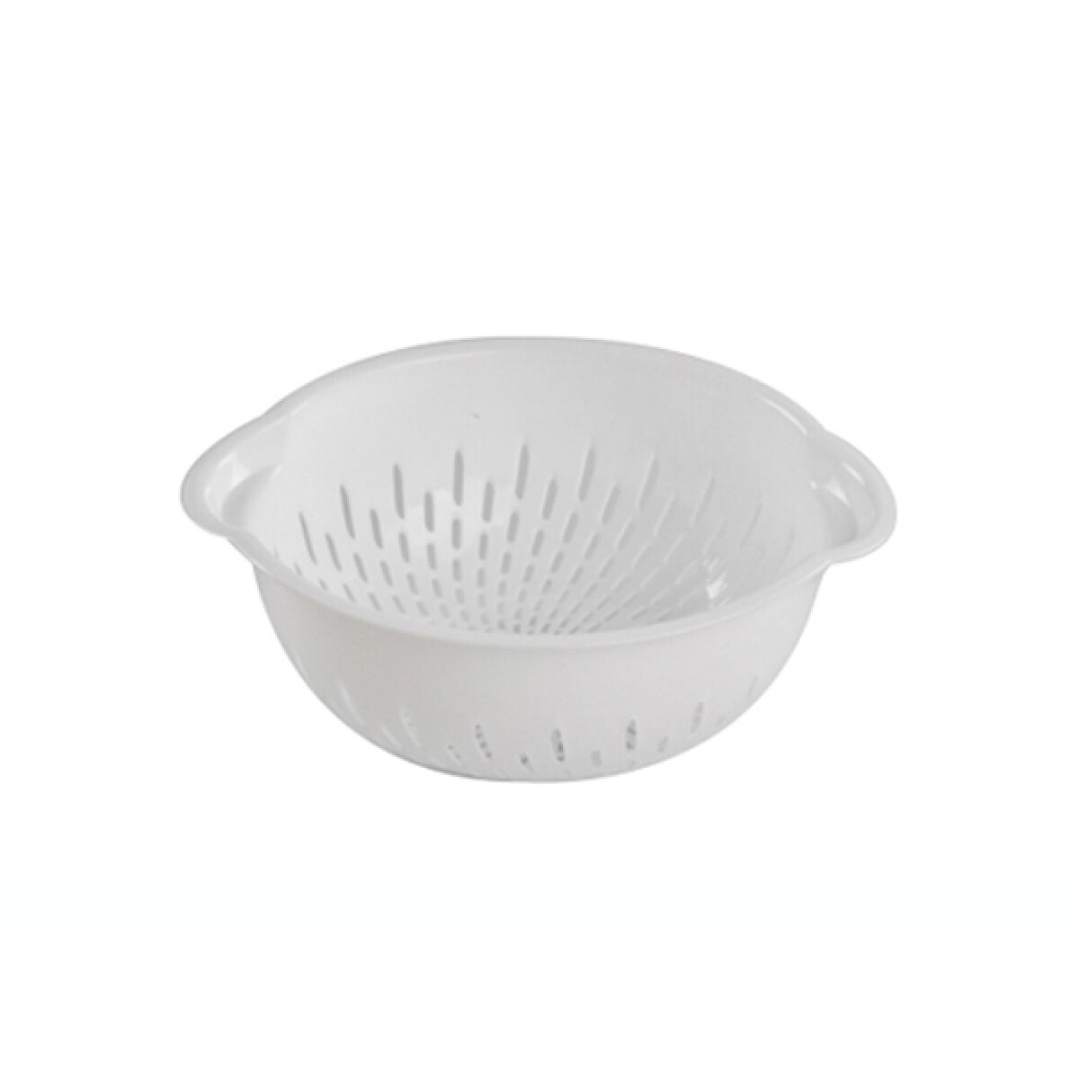 COLADOR DE PASTA 26X23X9.5CM PLASTICO BLANCO 