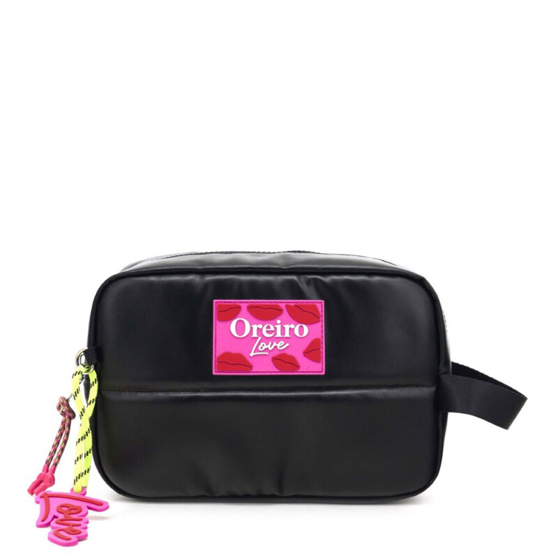 Necessaire Las Oreiro Oreiro Love Negro