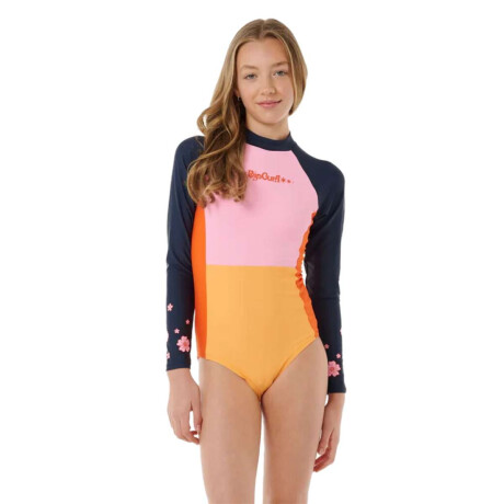 Lycra Rip Curl High Tide Ls Surfsuit Girl Multicolor