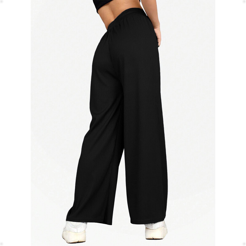 Pantalón Palazzo para Mujer Negro