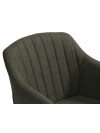Silla de comedor ADSLEV tela verde oliva/color roble Silla de comedor ADSLEV tela verde oliva/color roble