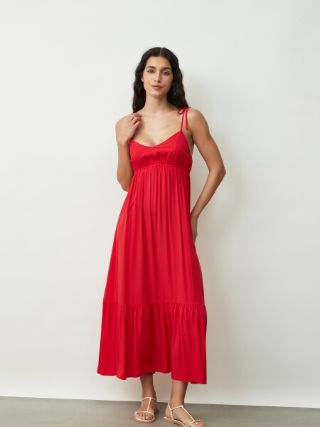 VESTIDO ROZZANO ROJO