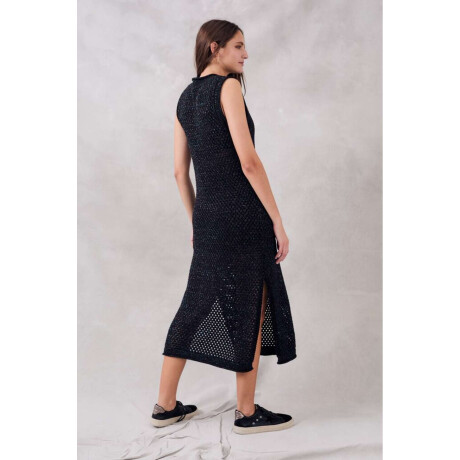 Vestido Lurex Negro