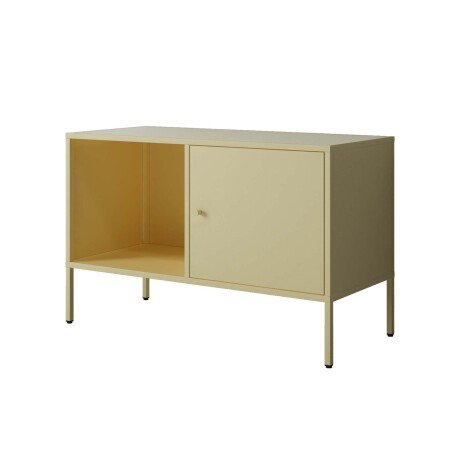 APARADOR 1P 1E METAL NATURAL-BEIGE OLIVIA